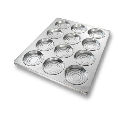 RK Bakeware 중국 식품 서비스 NSF 산업용 원형 붙지 않는 알루미늄 접시 피자 팬