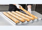 RK Bakeware 중국 식품 서비스 NSF 호주 Mackies 5 플루트 Nonstick 유약 알루미늄 바게트 베이킹 트레이