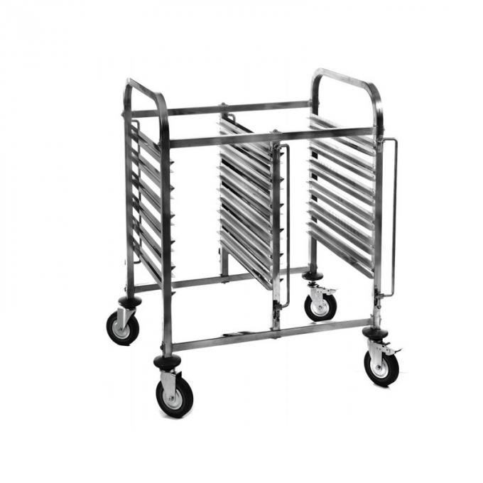 China Manufacturer for Transport Stainless Steel Gastronorm Rack Small Trolley