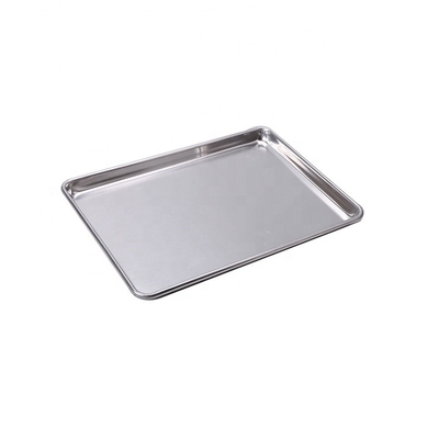 상업 10''*6''*1'' 0.8mm 직사각형 베이킹 빵 트레이 버거 또는 햄버거 또는 핫도그 롤빵 베이킹 팬 알루미늄 빵 팬