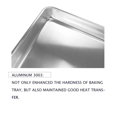 40x60cm 베이킹 트레이 금속 베이킹 시트 Wire-In-The-Rim 시트 팬 알루미늄 트레이 베이커리 팬 1mm