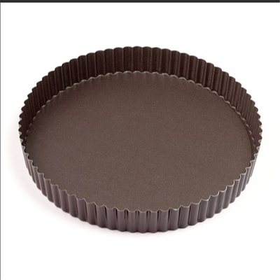 Rk Bakeware 중국 하드 코트 플루트 라운드 알루미늄 피자 폼 팬