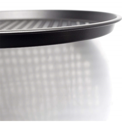 RK Bakeware 중국 Foodservice NSF 단단한 외투 16 인치 알루미늄 메가 피자 디스크 피자 팬