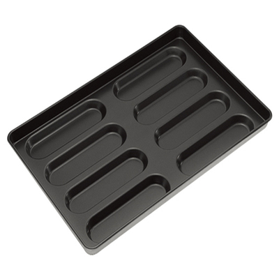 RK Bakeware 중국 식품 서비스 NSF 4.5 인치 5 인치 붙지 않는 버거 롤빵 및 핫도그 롤빵 빵 트레이