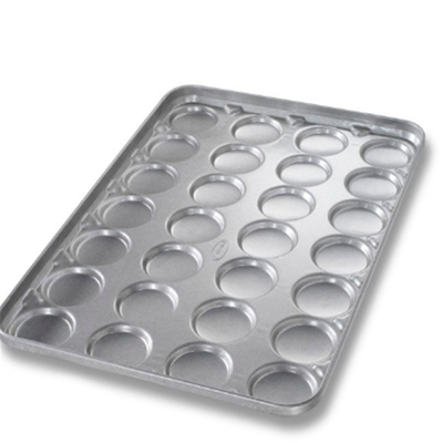 구조상 늑골을 가진 RK Bakeware 중국 식품 서비스 NSF Durashield 코팅 햄버거 팬 굽기 쟁반