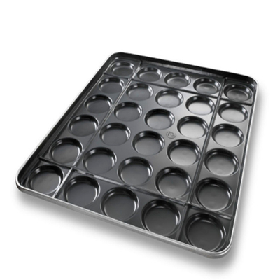 구조상 늑골을 가진 RK Bakeware 중국 식품 서비스 NSF Durashield 코팅 햄버거 팬 굽기 쟁반