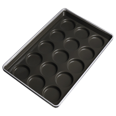RK Bakeware 중국 식품 서비스 NSF 붙지 않는 유약 3인치 햄버거 롤빵 베이킹 트레이