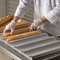 RK Bakeware 중국 식품 서비스 NSF 5 덩어리 유약 알루미늄 바게트 베이킹 트레이 프렌치 빵 팬