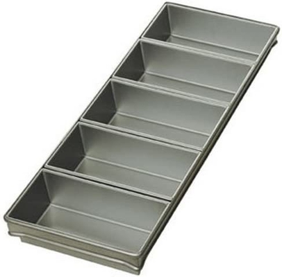 Rk Bakeware China-Foodservice 41145 유약 처리된 4 스트랩 알루미늄 도금 강철 난로 빵 팬