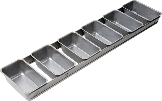 Rk Bakeware China-Foodservice 41145 유약 처리된 4 스트랩 알루미늄 도금 강철 난로 빵 팬