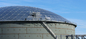 저장 탱크를 위한 알루미늄 지오데식 돔 지붕 내부 뜨 지붕 물개