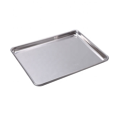상업 13''*9''*1'' 0.8mm 직사각형 베이킹 빵 트레이 버거 또는 햄버거 또는 핫도그 롤빵 베이킹 팬 알루미늄 빵 팬