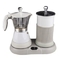 우유 Frother 선물 세트가있는 자동 2 In 1 Espresso Cappucinno 쿠커 전기 커피 메이커 및 우유 Frother 세트