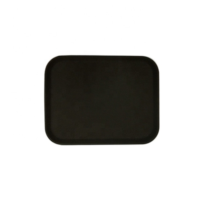 12*16inch Nonslip 직사각형 플라스틱 쟁반 큰 재생된 플라스틱 판 호텔을 위한 고무 서빙 쟁반