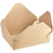 극초단파로 발송할 수 있는 접힌 점심 식사 푸드 박스 크라프트 지는 타박상을 꺼냅니다