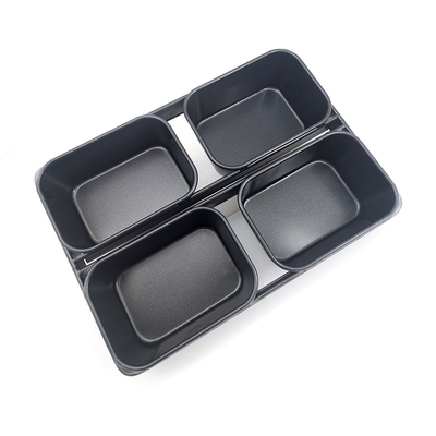 RK Bakeware 중국 식품 서비스 NSF 600g 붙지 않는 4 스트랩 농가 화이트 샌드위치 빵 덩어리 팬