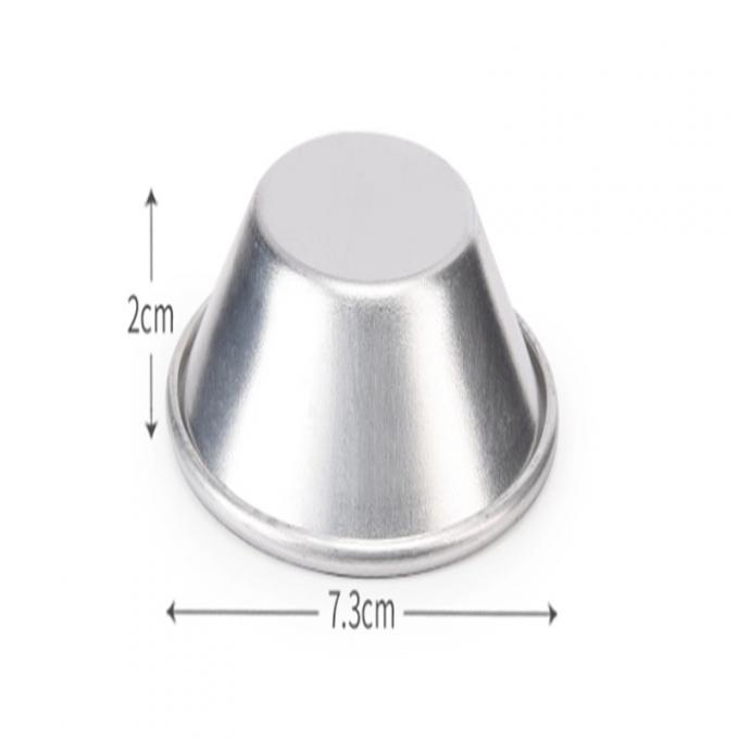 7cm Aluminium Alloy Egg Tart Portuguese Mould Small Tart Pan Baking Mold