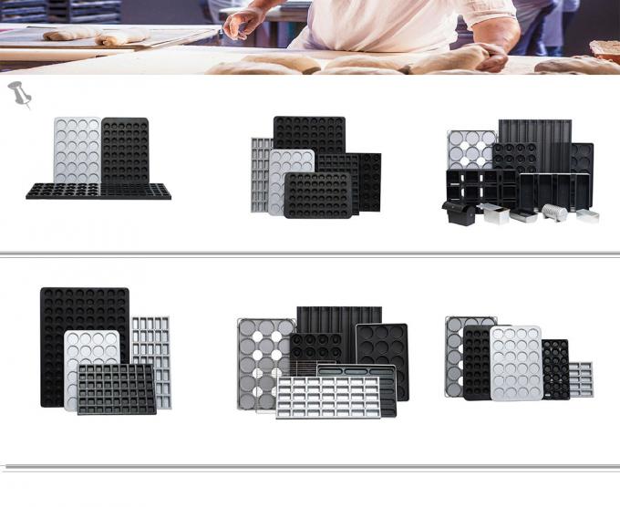 RK Bakeware 중국 식품 서비스 NSF 맞춤형 유약 붙지 않는 54 도넛 케이크 베이킹 트레이 800X600 9
