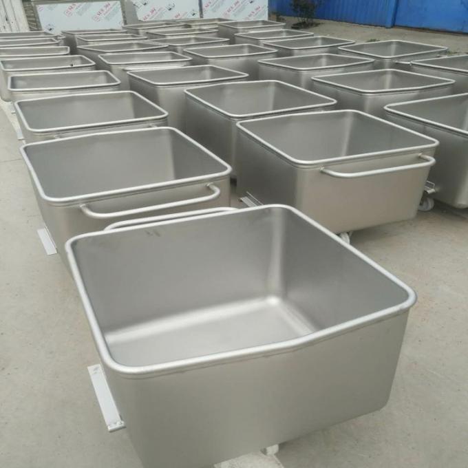 Jf Sheet Metal-Stainless Steel Meat Bins Trolleys for Transportation