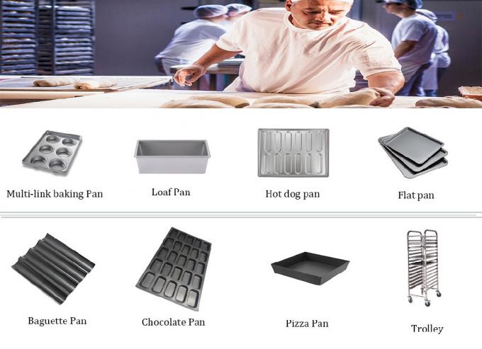 RK Bakeware 중국 식품 서비스 NSF 49015 유약 알루미늄 하위 샌드위치 롤 팬 베이킹 트레이 8