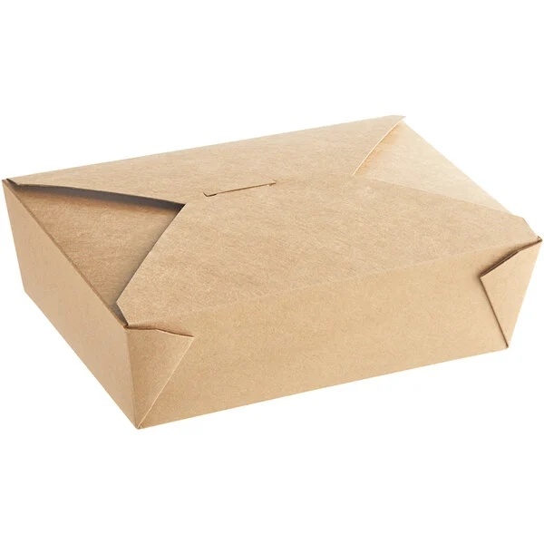 르크 내열냄비 중국 버릴 수 있는 크라프트 지는 상자 용지 케이크 상자를 굽는 용기 점심 식사 음식 상자 용지를 포장해 갑니다